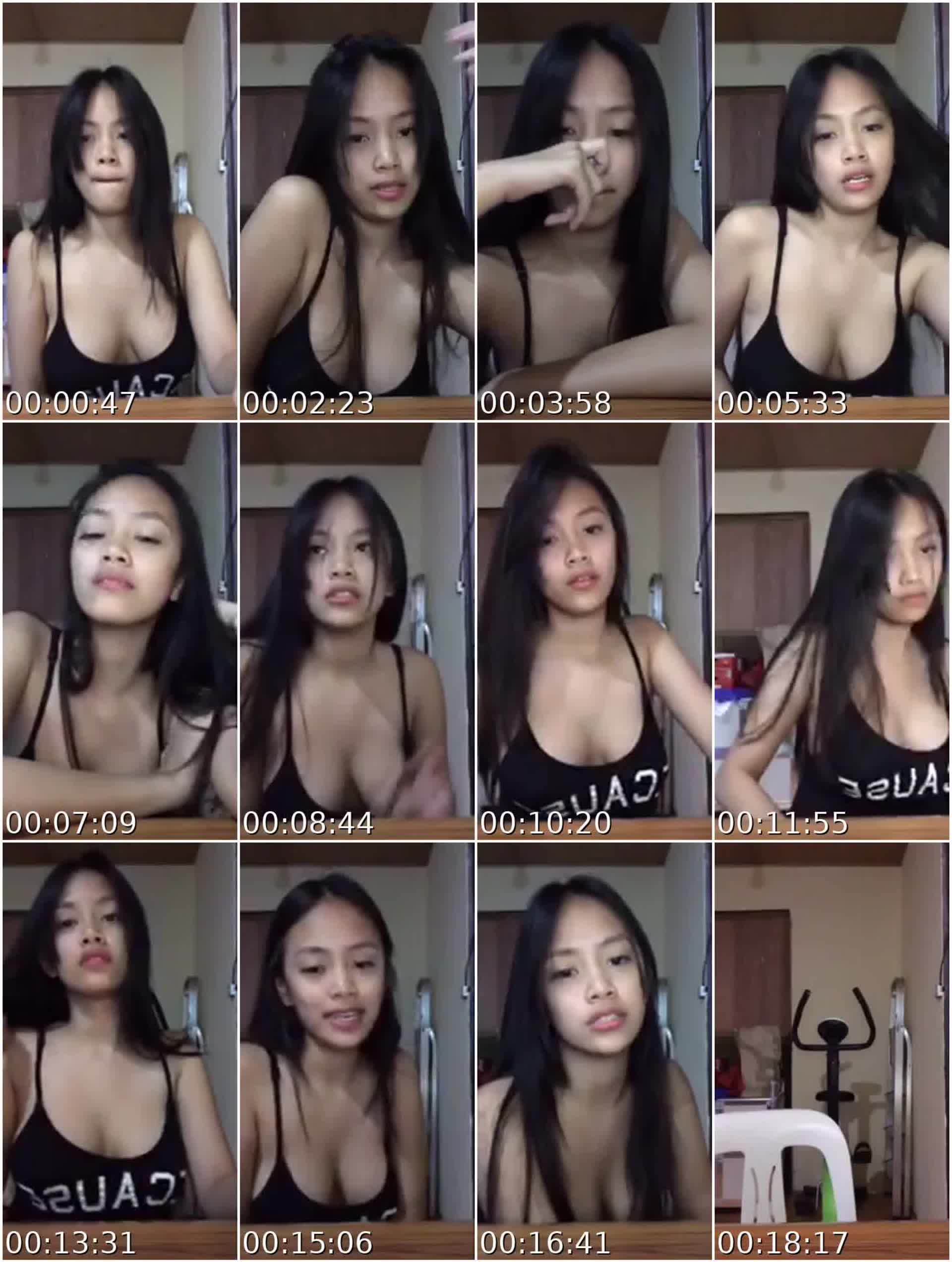 Arisa Hui – Pinay No Bra Scandal nag-Live sa Facebook