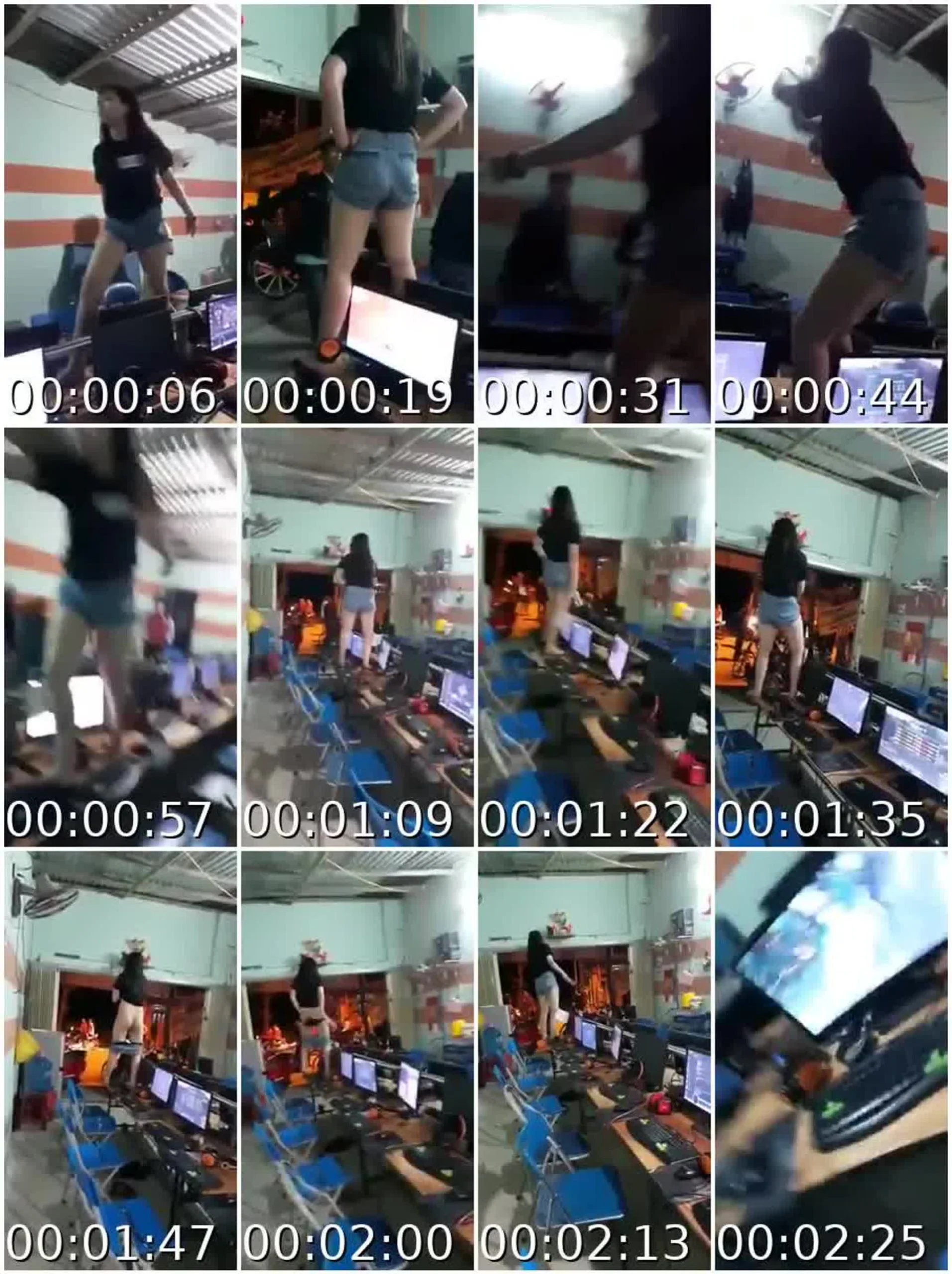 Exhibitionist Si Ate Sa Computer Shop - Nagpakita Ng Kanyang Tahong