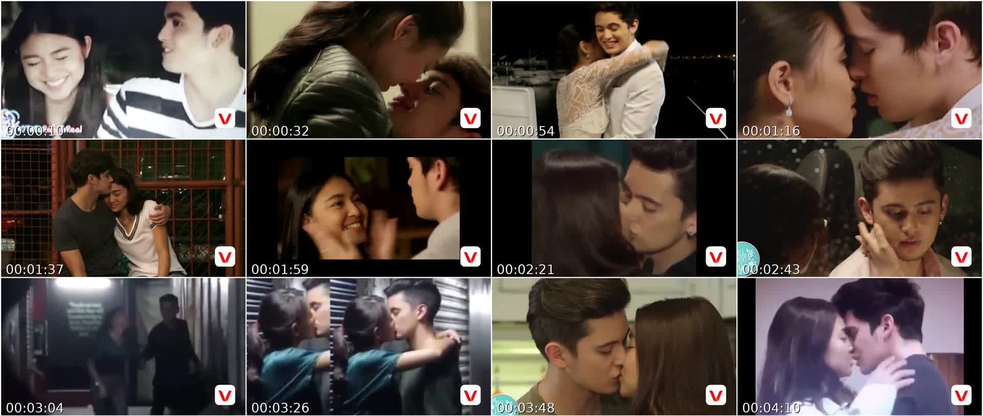 James Reid and Nadine Lustre Kissing Compilation (JaDine)