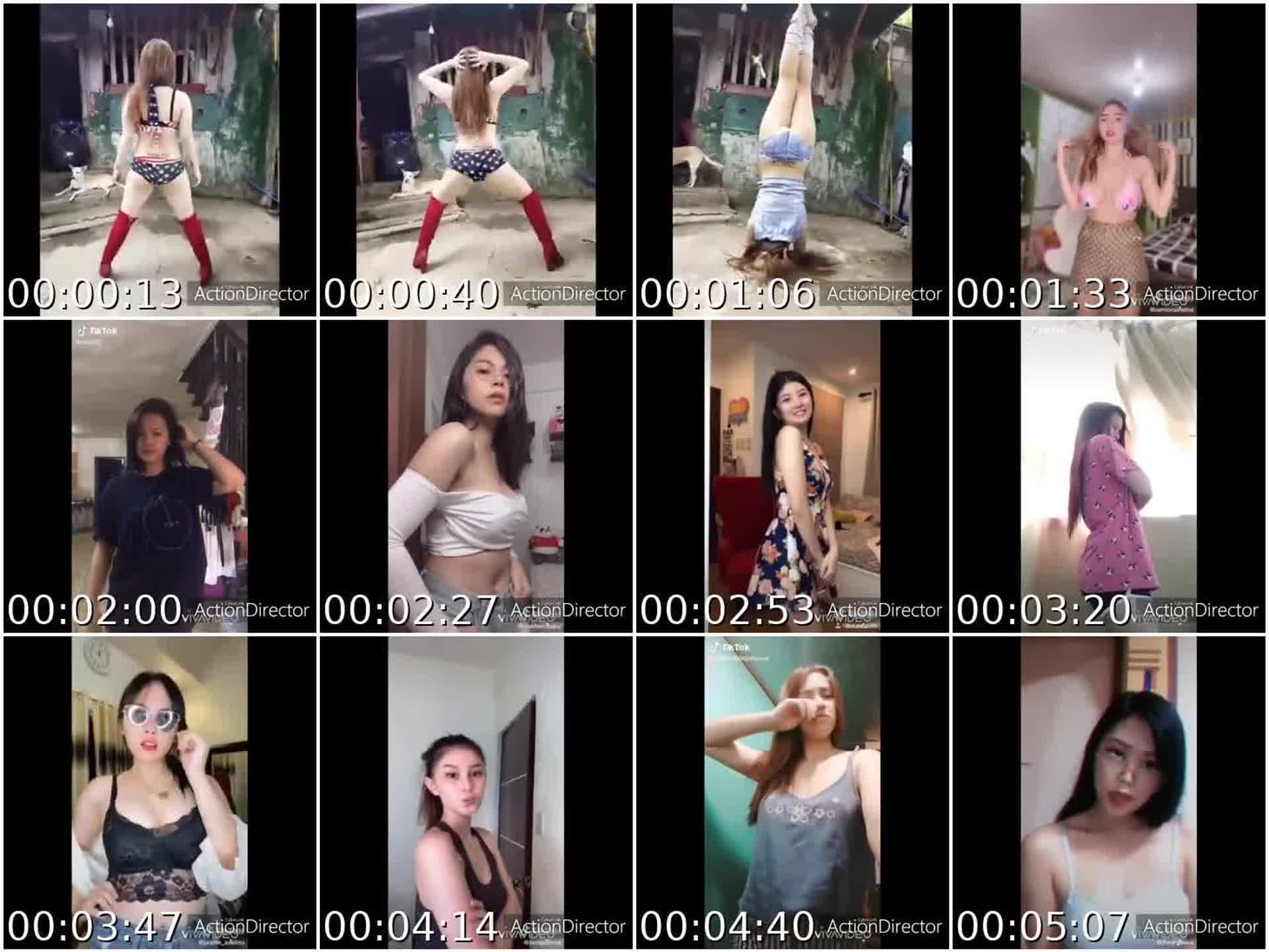 hot sexy pinay tiktok bawal tigasan challenge part 2