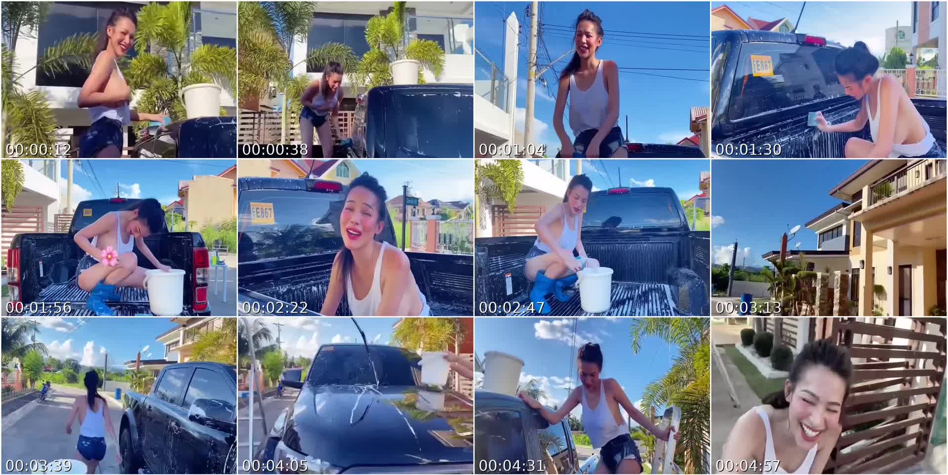 VIRAL Carwash Girl No Bra Nasilipan ng Pinkish Utong