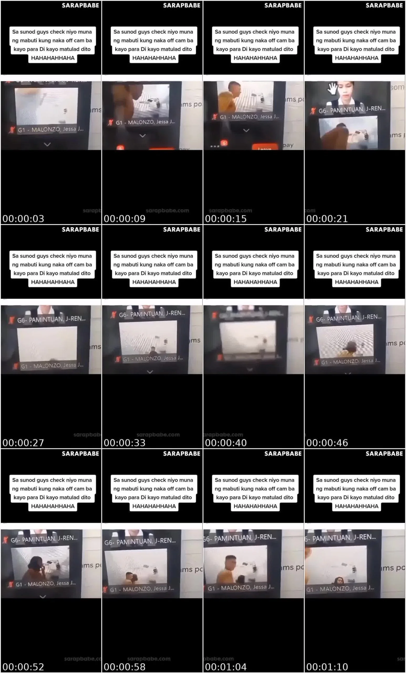 Viral online class nakalimutan off ung cam