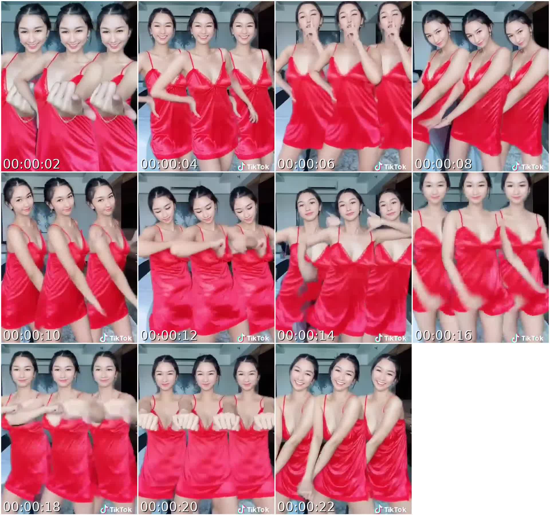 Ganda ni girl naka red dress