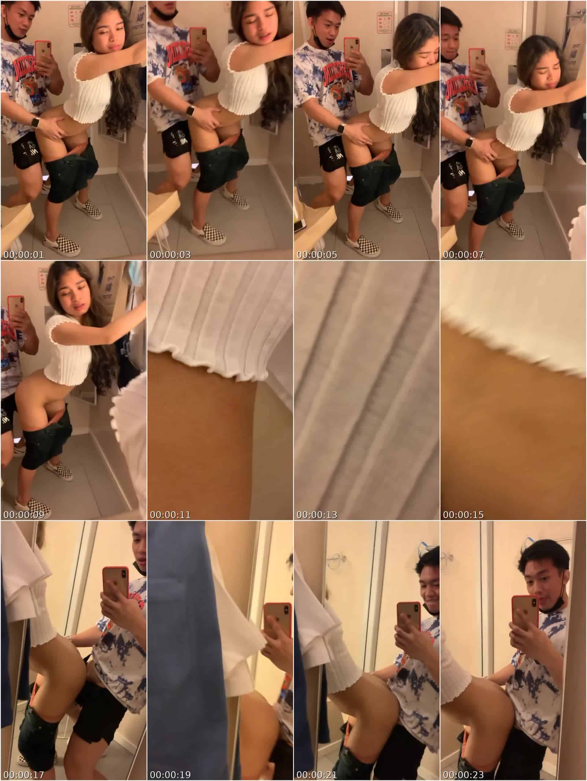 Girlfriend Revenge Nagpa Iyot Sa Kaherong Gwapo Sa Fitting Room