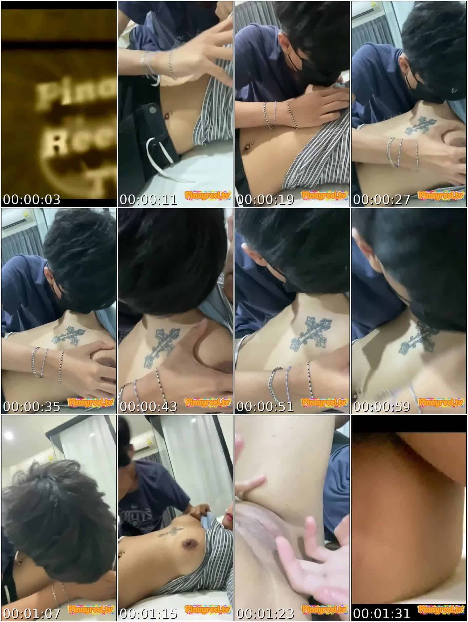 Sucking Girlfriend'S Cute Nipple