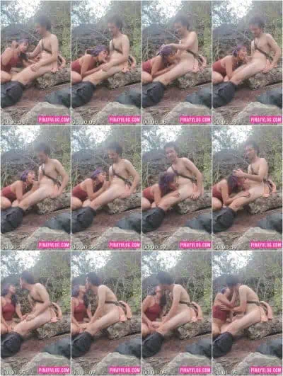Kakapagod palang mag hiking, sex break nga muna