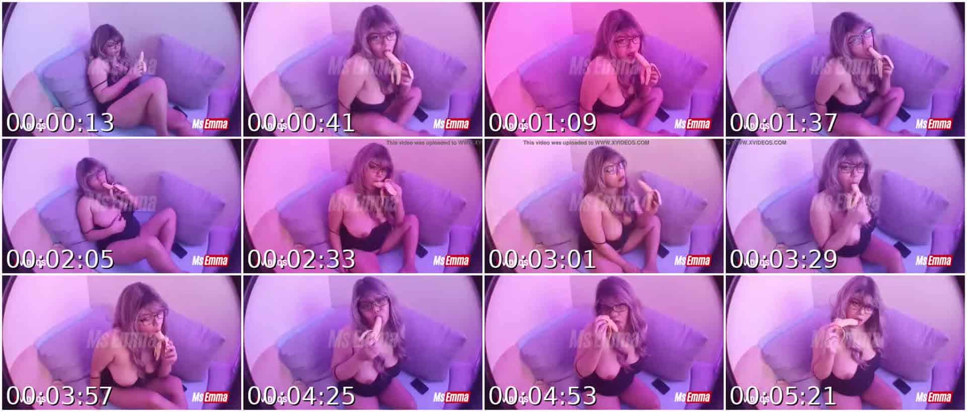 Cute Asian Pinay Teen Sucking On A Banana So Hot Blowjob And Could Be Your Cock