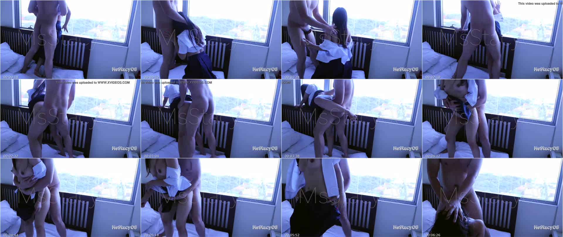 18Yo Pinay Student Gets Fucked By Classmate Beside The Dorm Window So People Can Enjoy The View