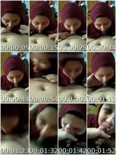 Crot Sperma di Wajah Hijaber