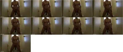 Fucking Massive Black Dildo in Toilet