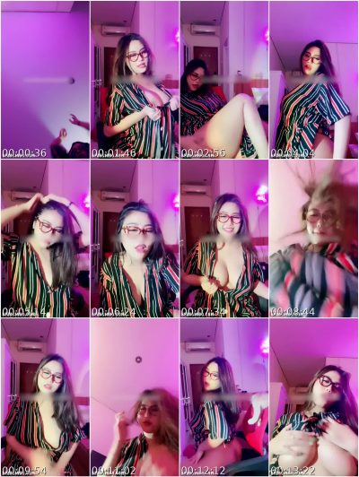 Indo Miya Toket Gede Baju Pelangi Live