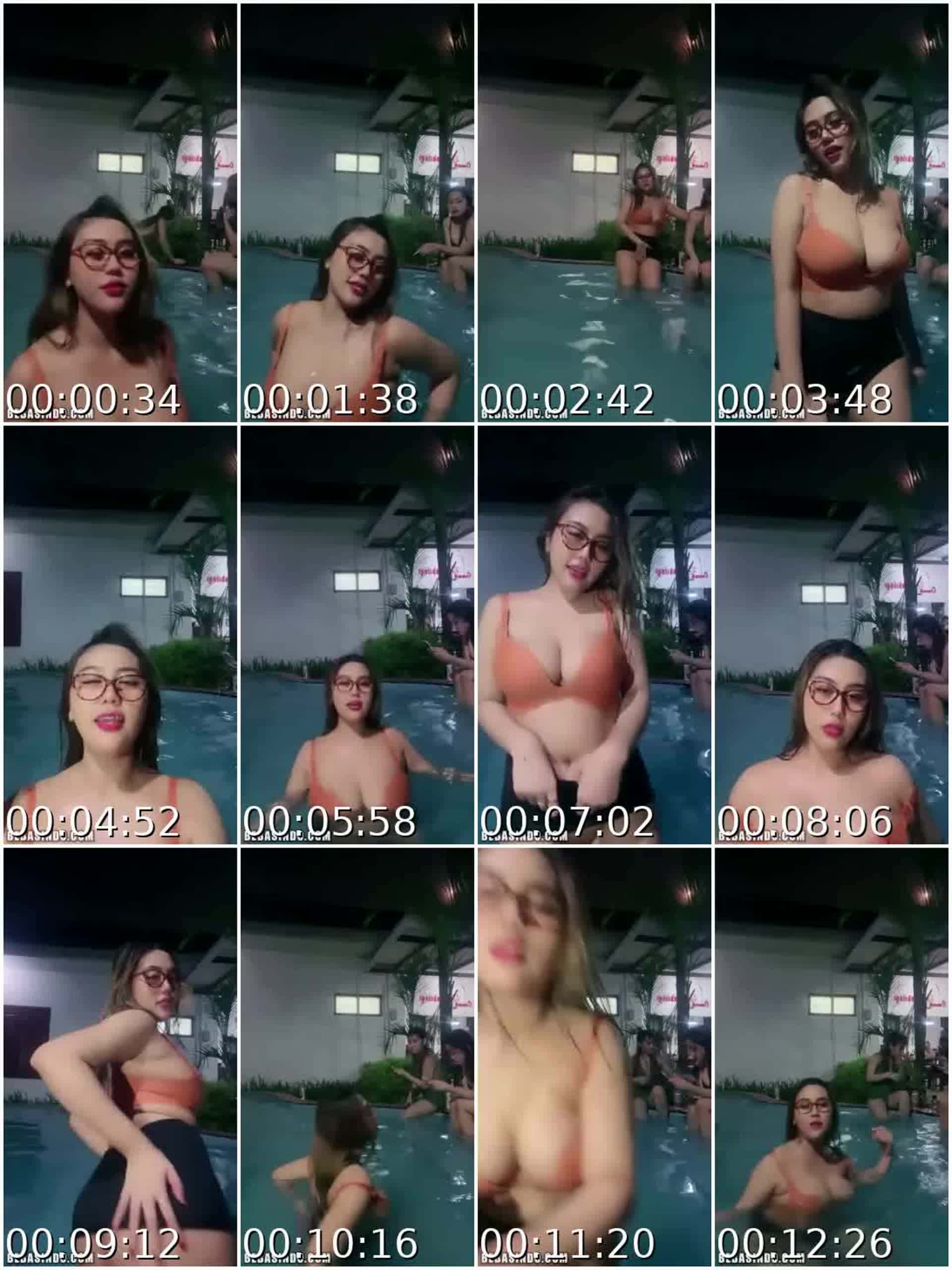 Miya Toge Di Kolam Renang Bareng Bestie